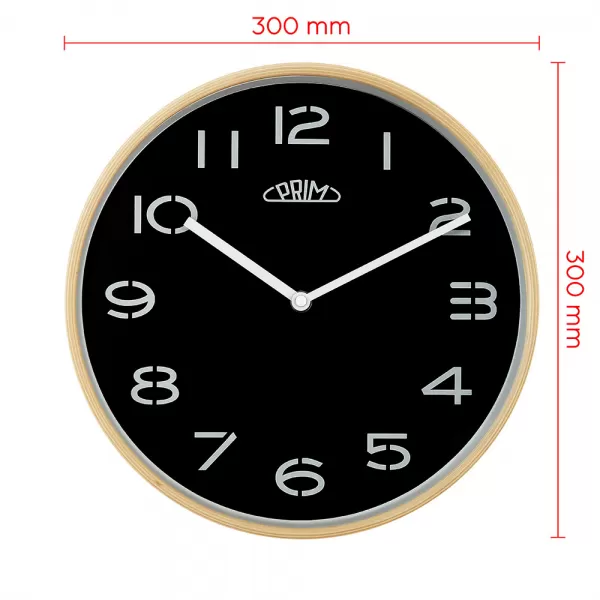 Nástenné hodiny PRIM Woody E01P.4048.5390
