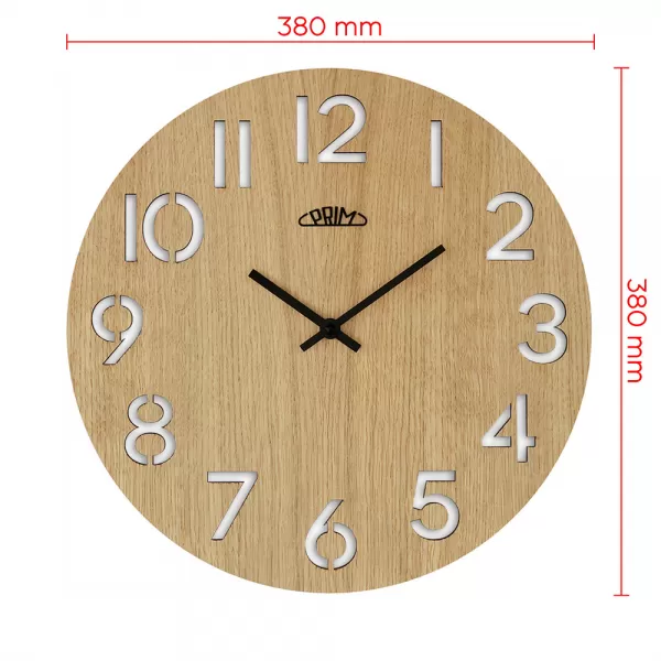 Nástenné hodiny PRIM Authentic Veneer - B E07P.4242.51