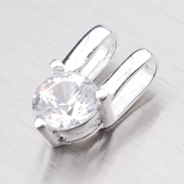 Strieborný prívesok so zirkónom 54025