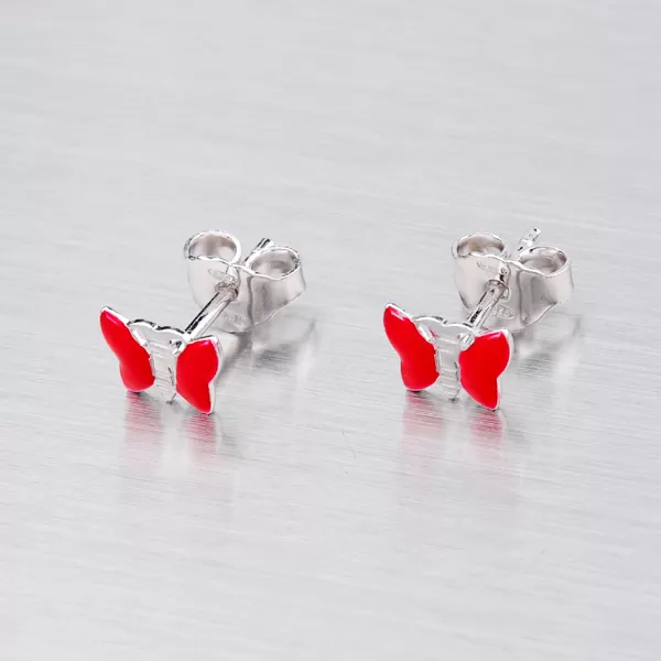 Motýliky - náušnice M604216Č