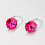 Náušnice s kryštálom 10 mm N325ČV-JK