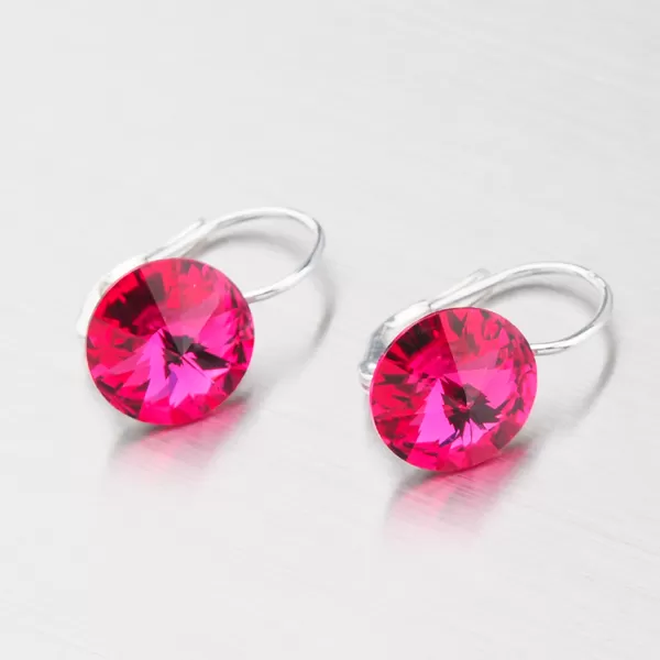 Náušnice s kryštálom 10 mm N325ČV-JK