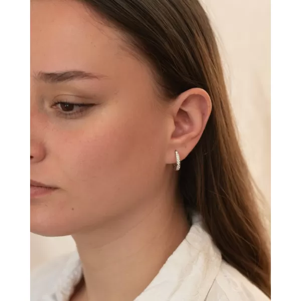 Strieborné kruhy 16 mm so zirkónmi PKL-2267