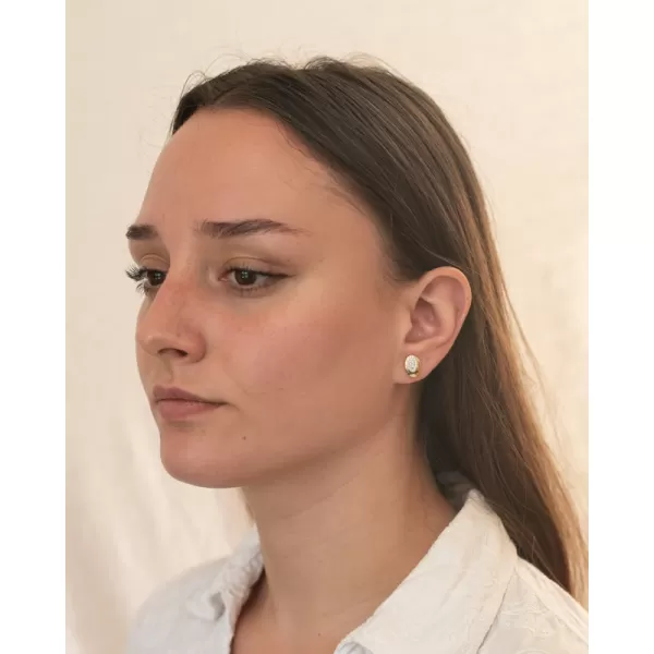 Pozlátené striebro zásahy so zirkónmi PKL-2265