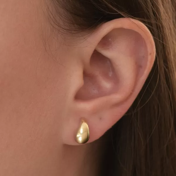 Zlákané strieborné náušnice kvapky PKL-2237