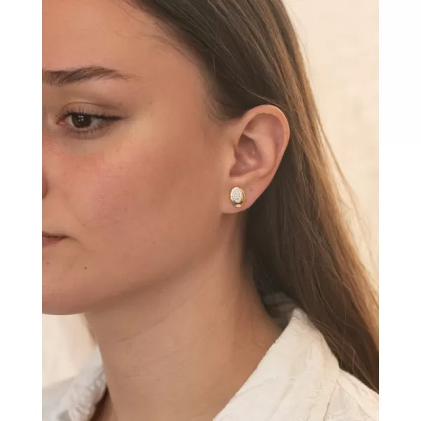 Pozlátené striebro zásahy so zirkónmi PKL-2265