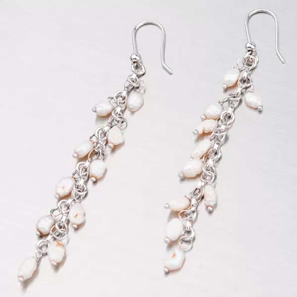 Visiace náušnice s perlami MORM7787P10