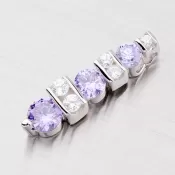 Prívesok so zirkónmi P3092