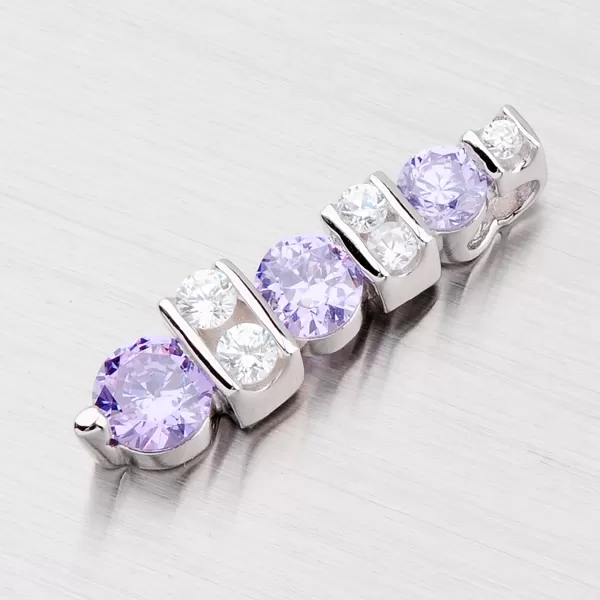 Prívesok so zirkónmi P3092