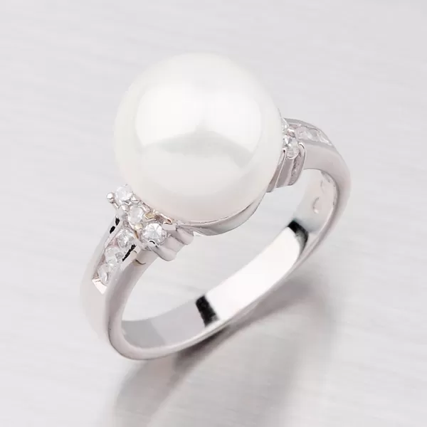 Prsteň s perlou R5020