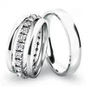 Snubné prstene set zo zlata SP-61045-SET01