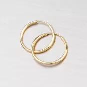 Krúžky zlaté 15 mm 12-068