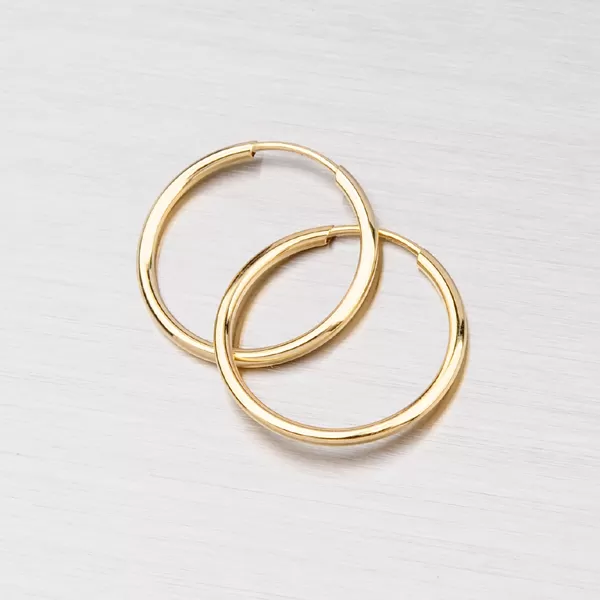 Krúžky zlaté 15 mm 12-068