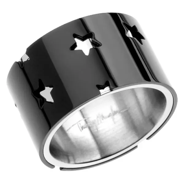 Prsteň z chirurgickej ocele Thierry Mugler T21119N