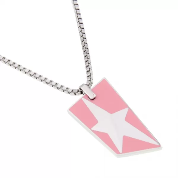 Thierry Mugler oceľový náhrdelník T41113P