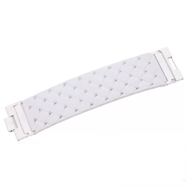 Náramok Thierry Mugler z kože a ocele T5111W