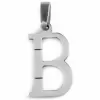 Oceľový prívesok - písmeno B 53260218-B