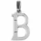 Oceľový prívesok - písmeno B 53260218-B