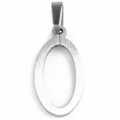 Oceľový prívesok - písmeno O 53260218-O