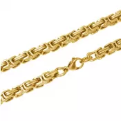 Oceľový náramok kráľovská väzba 6 mm 64034