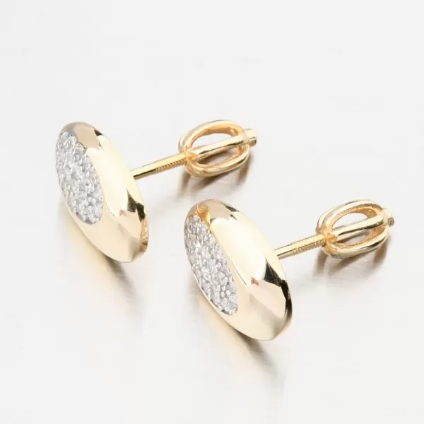 Pozlátené striebro zásahy so zirkónmi PKL-2265