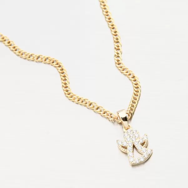 Strieborný prívesok Anjel s zirkónmi PKL-3151