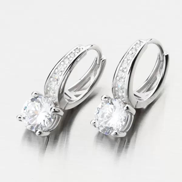 Strieborné kruhy so zirkónmi PKL-2243