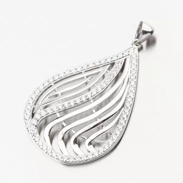 Strieborný prívesok so zirkónmi PKL-3161