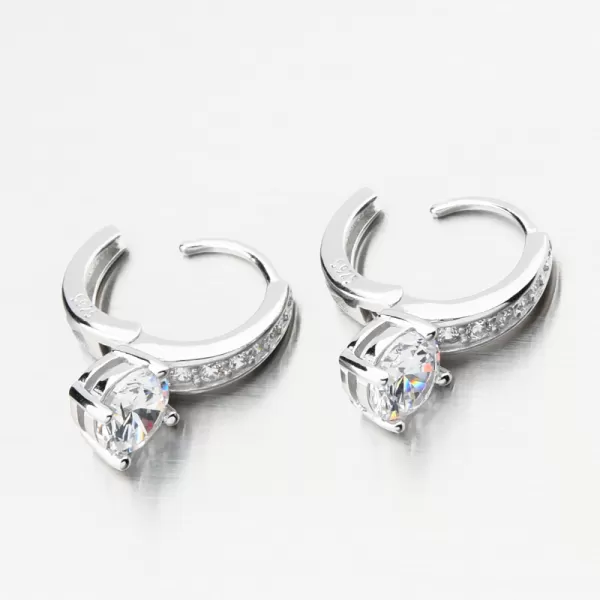 Strieborné kruhy so zirkónmi PKL-2243