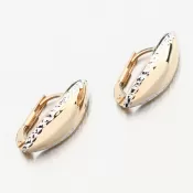 Zlaté náušnice s gravírovaním PKL22-063