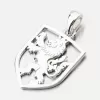 Czech Lion Flag Silver Pendant PKL-3158