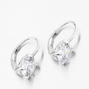 Strieborné náušnice so zirkónom PKL-2232