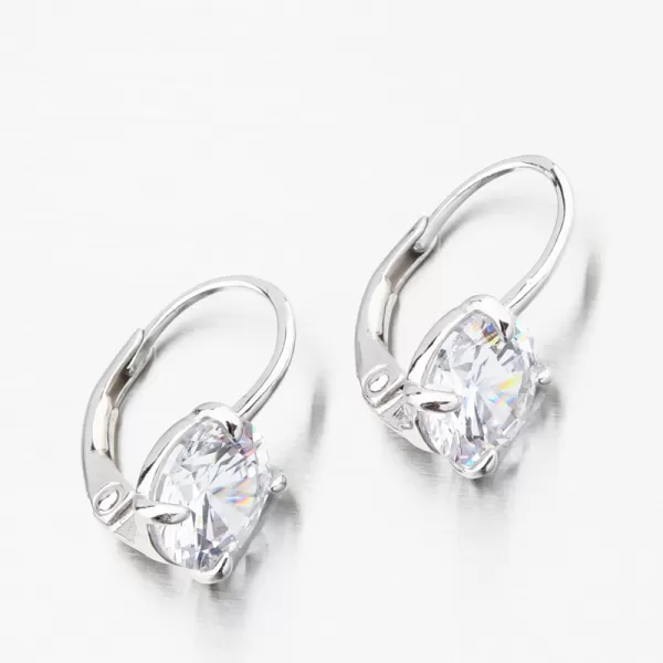 Strieborné náušnice so zirkónom PKL-2232