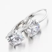 Strieborné náušnice so zirkónom PKL-2227
