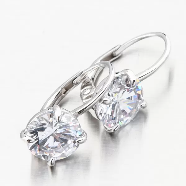 Strieborné náušnice so zirkónom PKL-2227