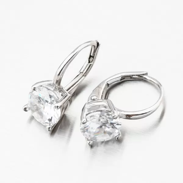 Strieborné náušnice so zirkónom PKL-2236