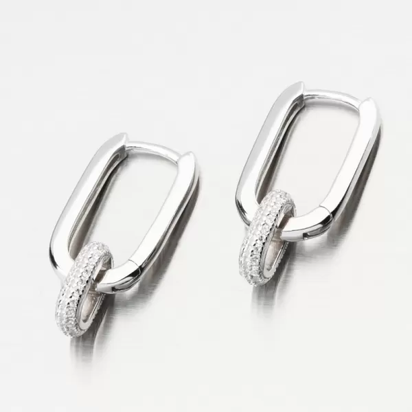 Strieborné náušnice so zirkónmi PKL-2256