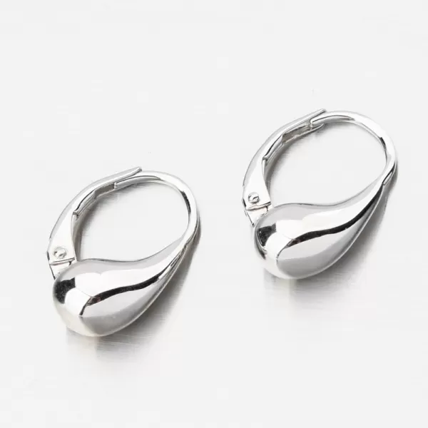 Strieborné náušnice kvapky PKL-2244