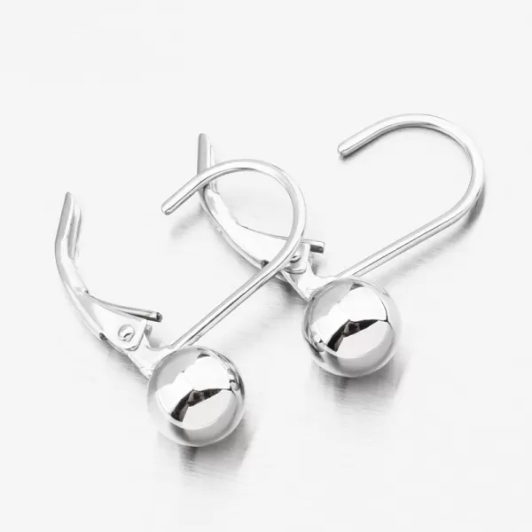 Strieborné náušnice s loptou PKL-2264