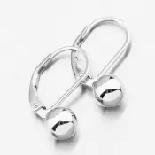 Strieborné náušnice s loptou PKL-2264