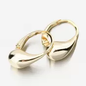 Zlákané strieborné náušnice kvapky PKL-2246