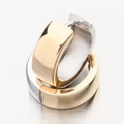 Zlato obojstranné kruhy PKL22-068