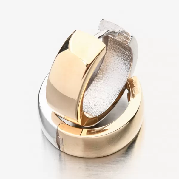 Zlato obojstranné kruhy PKL22-068