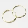 Strieborné kruhy v žltej zlatej farbe 25 mm PKL-2229