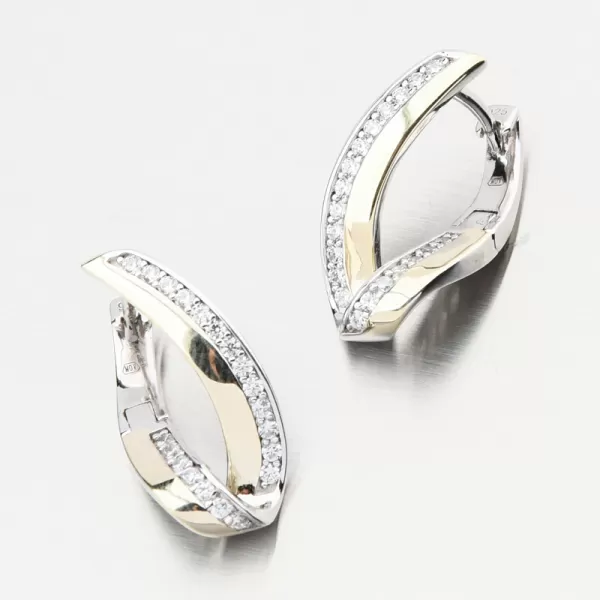 Strieborné náušnice so zirkónmi PKL-2261