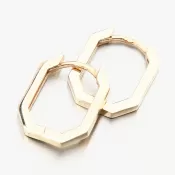 Zlaté štvorcové náušnice PKL22-051