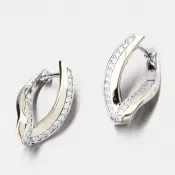 Strieborné náušnice so zirkónmi PKL-2261