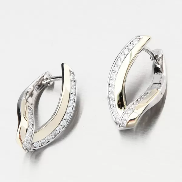 Strieborné náušnice so zirkónmi PKL-2261