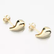 Zlákané strieborné náušnice kvapky PKL-2237