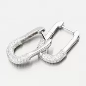 Strieborné náušnice so zirkónmi PKL-2230